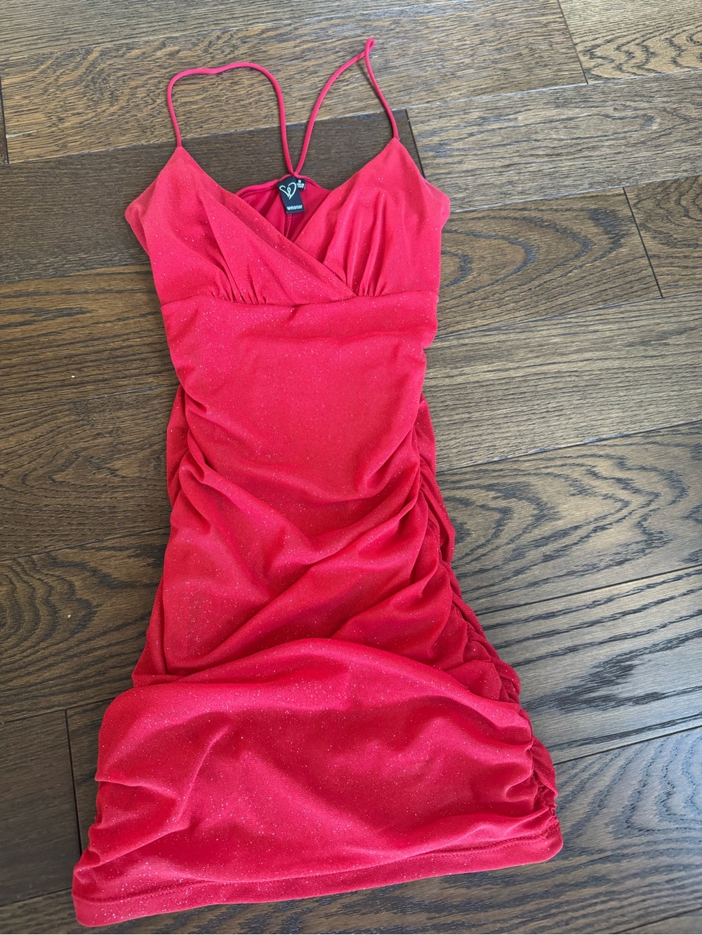 Windsor Red Mini Dress with Sparkle